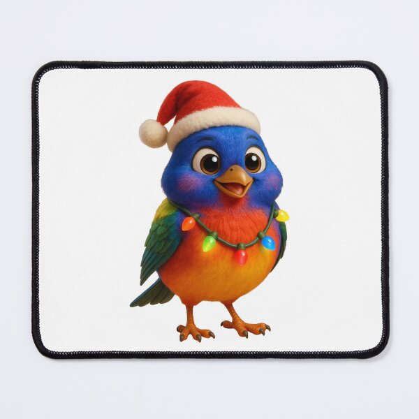 Item preview, Christmas Painted Bunting designed and sold by Sillytoe.