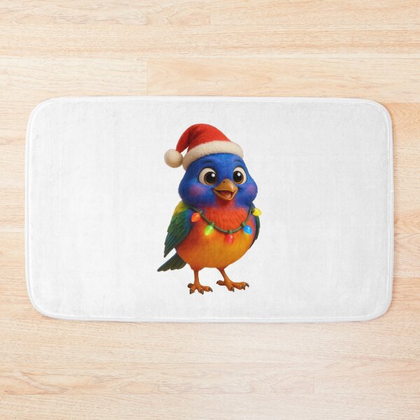 Item preview, Christmas Painted Bunting designed and sold by Sillytoe.