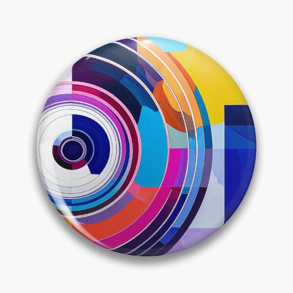 Item preview, Chromatic Circle Geometry Abstract Pattern designed and sold by NizuCaCi.