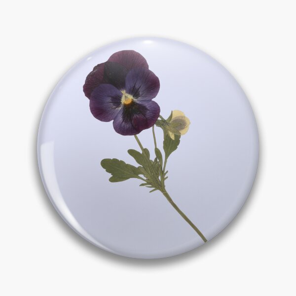 Item preview, Dark Purple & Blue Pansy Sticker — Pressed Flower Illustration designed and sold by PenseeVagabonde.