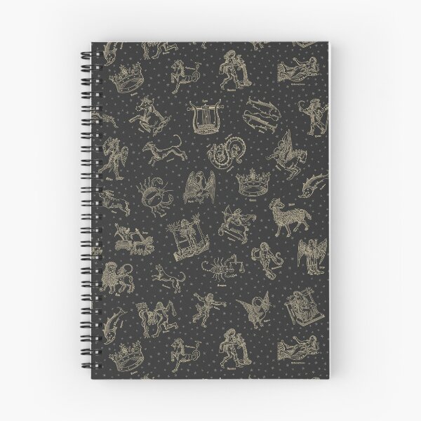 Item preview,  Vintage Medieval Celestial Constellations - Charcoal Warm White designed and sold by HannahGinn.Design.