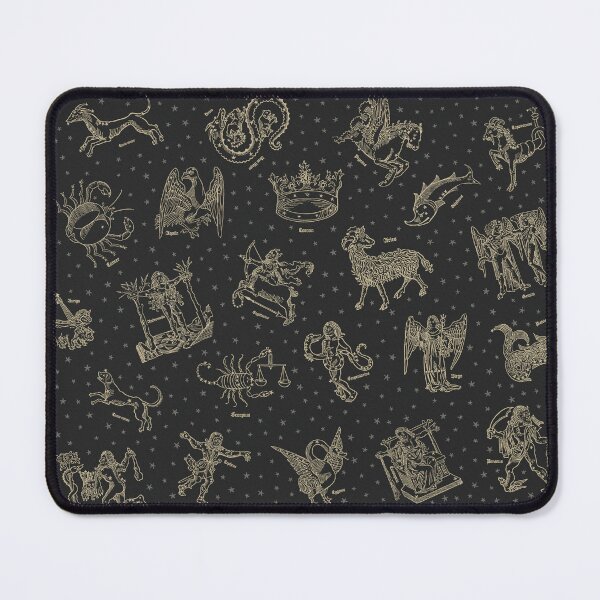 Item preview,  Vintage Medieval Celestial Constellations - Charcoal Warm White designed and sold by HannahGinn.Design.