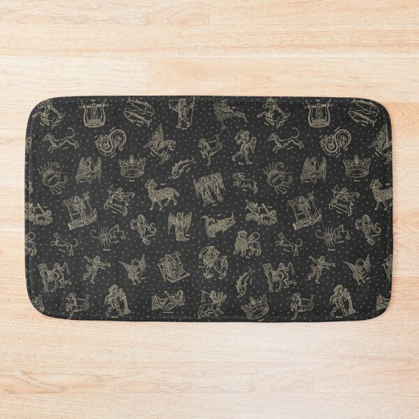 Item preview,  Vintage Medieval Celestial Constellations - Charcoal Warm White designed and sold by HannahGinn.Design.