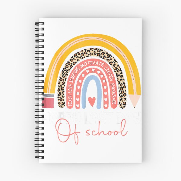 Item preview, Happy Last Day of School Rainbow Leopard Teacher Student T-Shirt designed and sold by gidget-gadget.