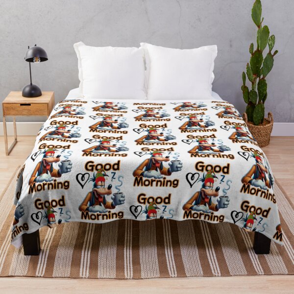 Item preview, Good Morning Sleepy Goofy Coffee Cartoon Mashup designed and sold by VelvetEasel.