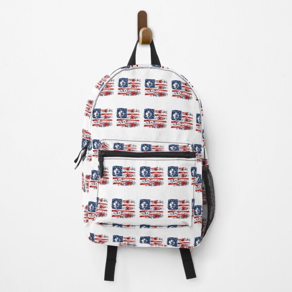 Item preview, Petals and Patriotism: Artistic USA Flag designed and sold by LiveLearnCreate.