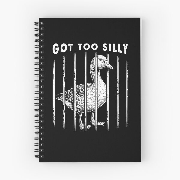 Item preview, Got Too Silly Funny Goose Meme  designed and sold by suhairee-studio.