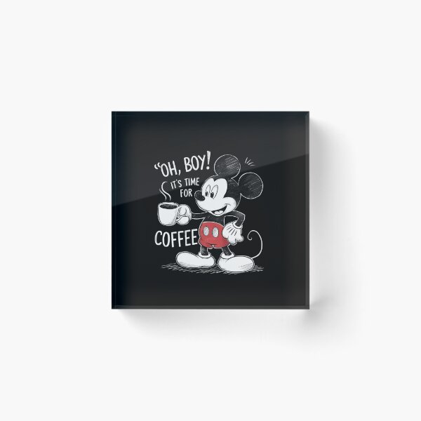 Item preview, Mickey Mouse - Oh Boy It's Time For Coffee designed and sold by VelvetEasel.