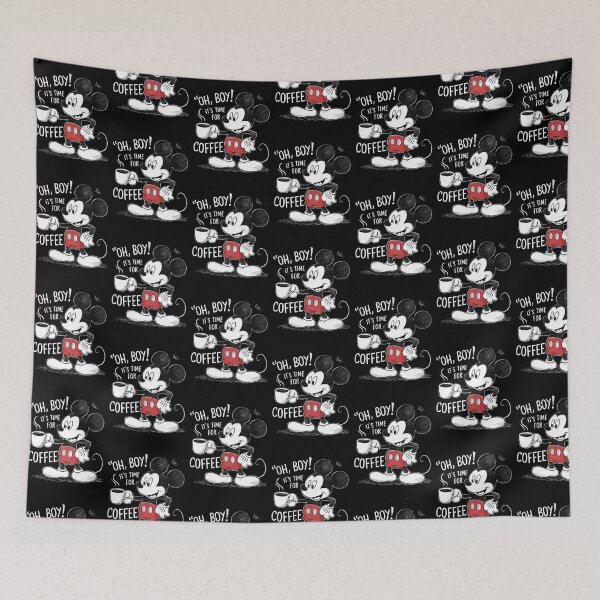 Item preview, Mickey Mouse - Oh Boy It's Time For Coffee designed and sold by VelvetEasel.