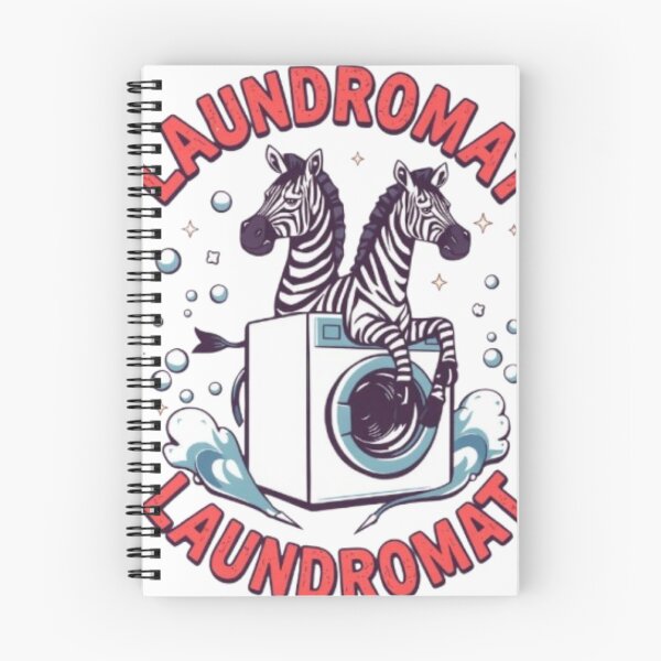 Item preview, Funny Laundromat Zebra T-Shirt | Creative Laundry Zebra Artwork designed and sold by MystiColo.