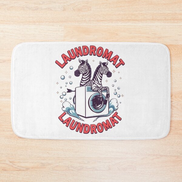 Item preview, Funny Laundromat Zebra T-Shirt | Creative Laundry Zebra Artwork designed and sold by MystiColo.