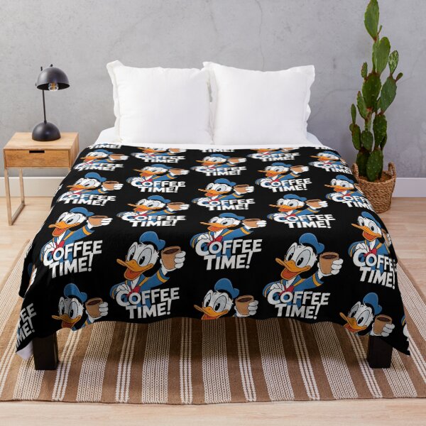 Item preview, Vintage Donald Duck Coffee Time Cartoon Mashup designed and sold by VelvetEasel.