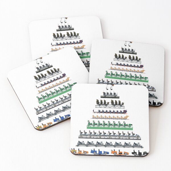 Item preview, Islands of Universal Coaster Trains Design 2027 designed and sold by CoasterMerch.