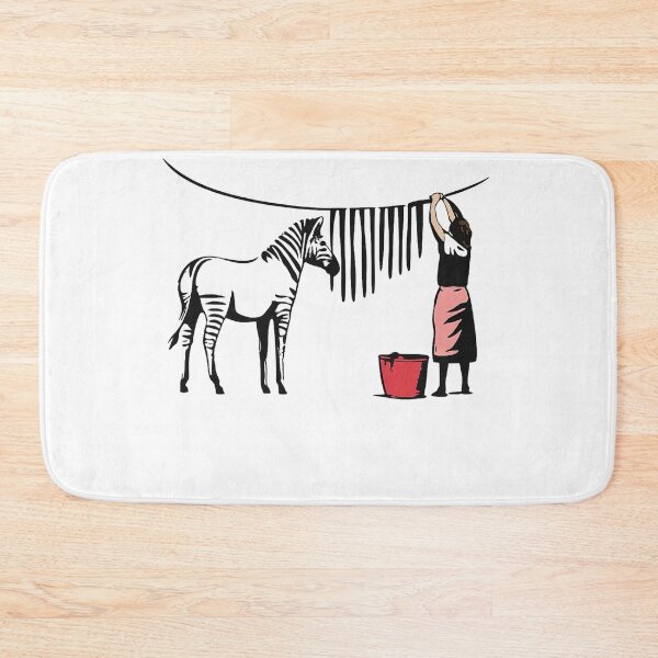 Item preview, Funny Vintage washing zebra designed and sold by AddlPoolart.