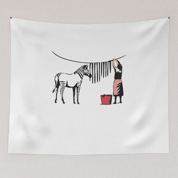 Item preview, Funny Vintage washing zebra designed and sold by AddlPoolart.