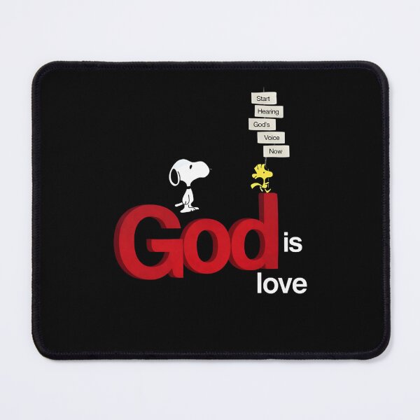 Item preview, God Is Love Snoopy Christian Faith Cartoon Mashup designed and sold by VelvetEasel.