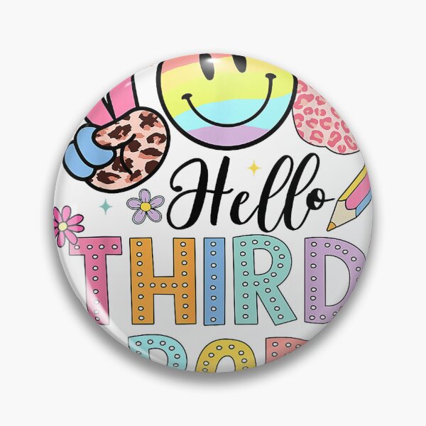 Item preview, Hello 3rd Grade Boy Girl Teacher Back to School 3rd Grade T-Shirt designed and sold by rawr00.