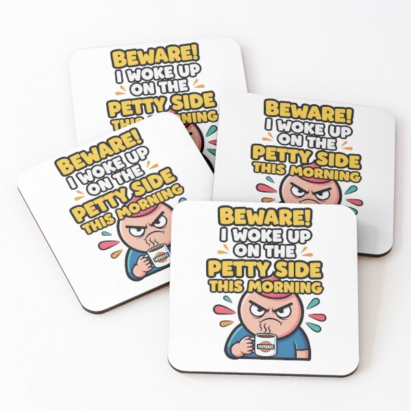Item preview, Beware! I Woke Up on the Petty Side This Morning – Funny Sarcastic Design designed and sold by GiftedExplorer.