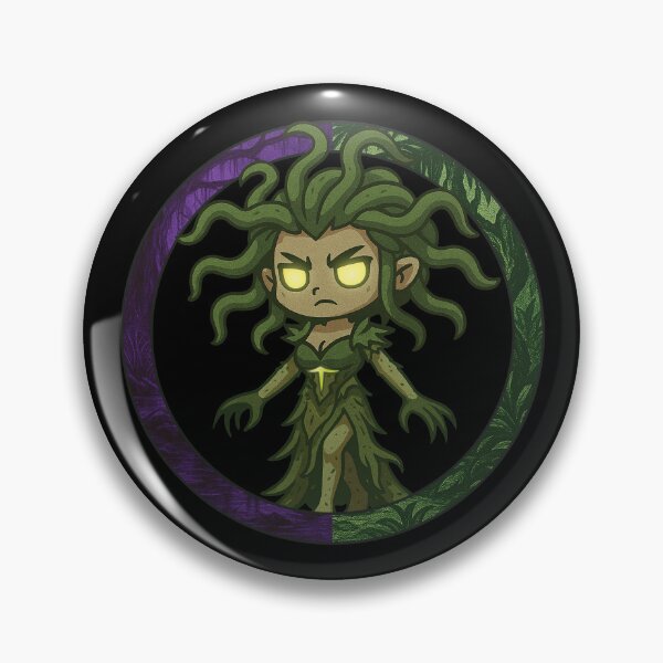 Item preview, Chibi Gorgon Wizard graphic T-Shirt | Black Green mana designed and sold by avariceattire.