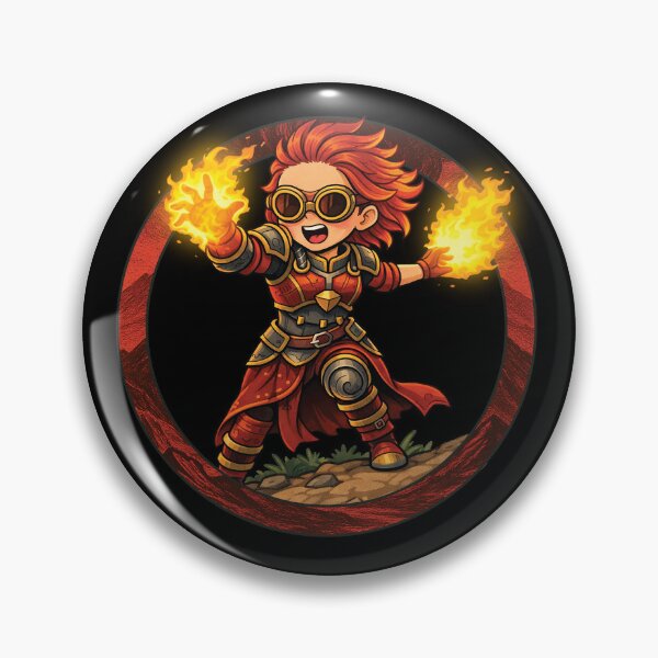 Item preview, Chibi Pyromancer graphic T-Shirt | Red mana designed and sold by avariceattire.