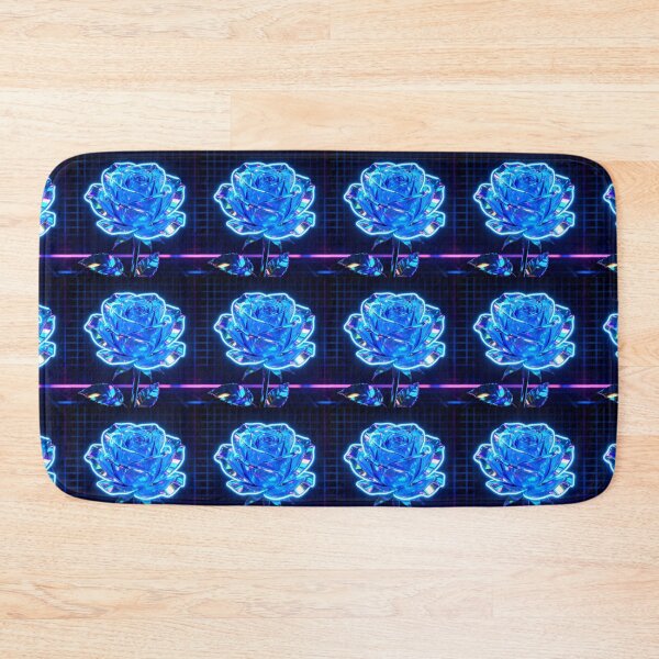 Item preview, Blue Rose Neon Design designed and sold by Heavens Blueprint & Designs.