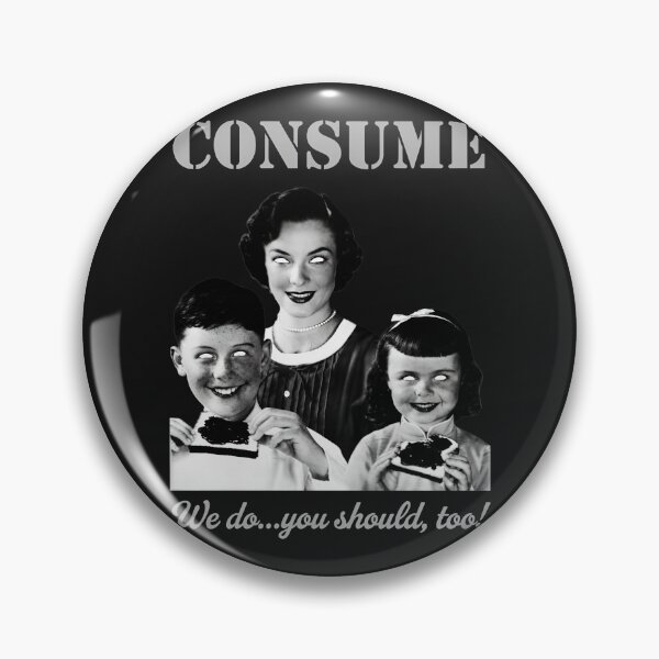 Item preview, Consume Family Retro Statement  designed and sold by RussGrays.