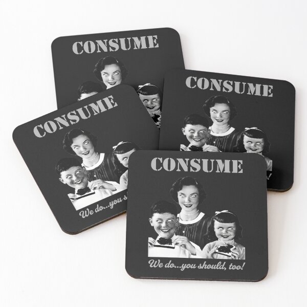Item preview, Consume Family Retro Statement  designed and sold by RussGrays.