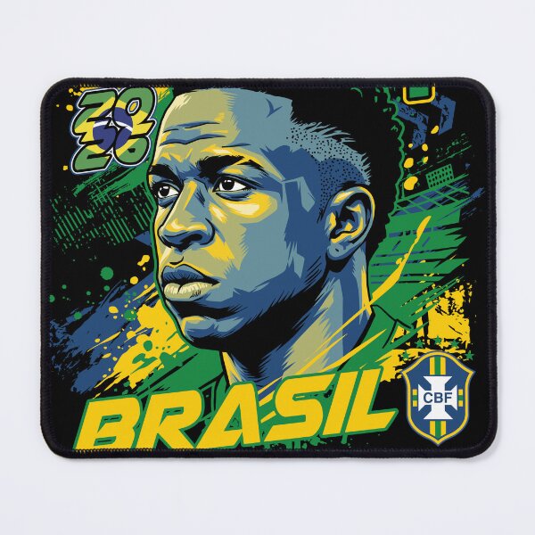 Item preview, Vini Jr 2026 World Cup Magic – Brazil Football Superstar designed and sold by JoisDraw.