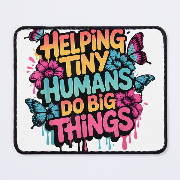 Item preview, Helping Tiny Humans Do Big Things Butterfly Cute Teacher T-Shirt designed and sold by JJLetterDesigns.