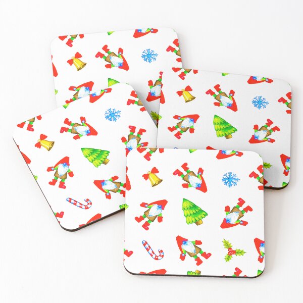 Item preview, Christmas Gnomes And Xmas Trees Whimsical Pattern designed and sold by DEC02.