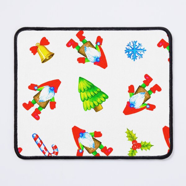 Item preview, Christmas Gnomes And Xmas Trees Whimsical Pattern designed and sold by DEC02.