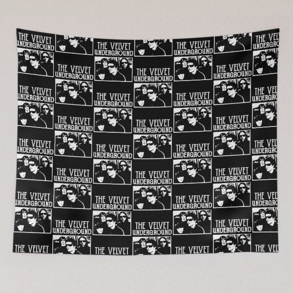 Item preview, The Velvet Underground Retro Black and White Band Art designed and sold by VelvetEasel.