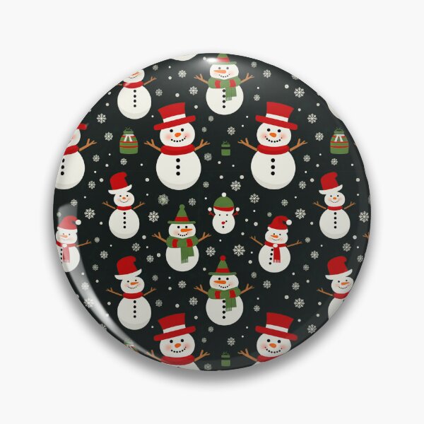 Item preview, Contemporary Colorful Snowman Pattern With Holiday Snowflakes designed and sold by DEC02.