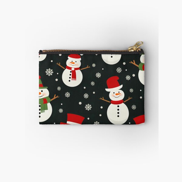 Item preview, Contemporary Colorful Snowman Pattern With Holiday Snowflakes designed and sold by DEC02.