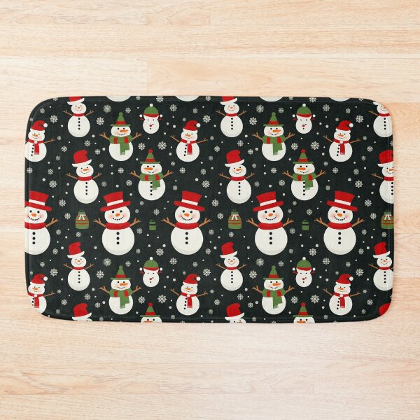 Item preview, Contemporary Colorful Snowman Pattern With Holiday Snowflakes designed and sold by DEC02.