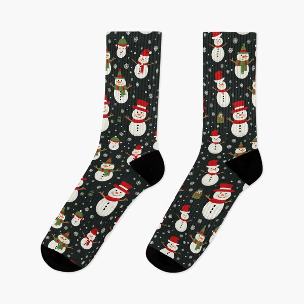 Item preview, Contemporary Colorful Snowman Pattern With Holiday Snowflakes designed and sold by DEC02.