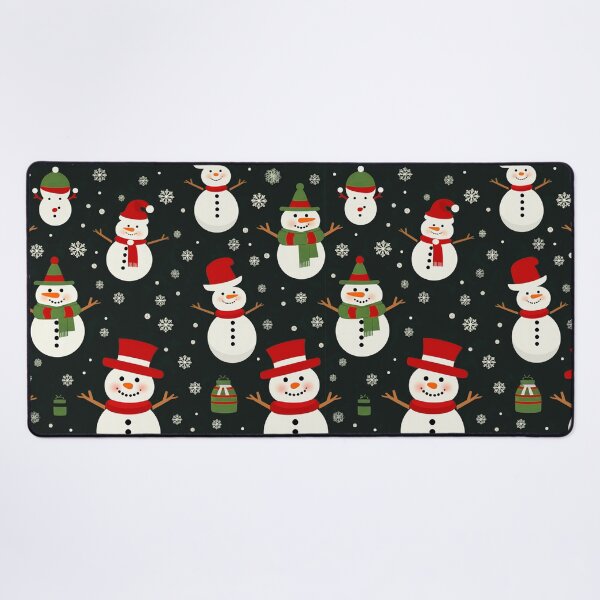 Item preview, Contemporary Colorful Snowman Pattern With Holiday Snowflakes designed and sold by DEC02.