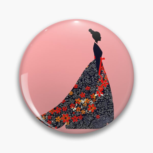 Item preview, Elegant Starry Night Floral Gown Silhouette designed and sold by colorful-white.
