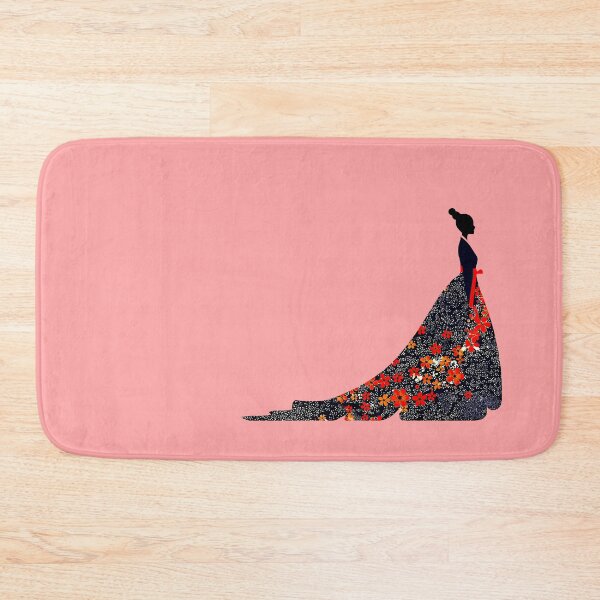 Item preview, Elegant Starry Night Floral Gown Silhouette designed and sold by colorful-white.