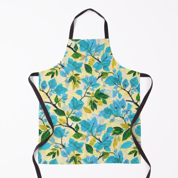 Item preview, Blue Bougainvillea Floral Collage Pattern, Vibrant Tropical Botanical Seamless Design, Handmade Paper Cut Flower Repeat Print designed and sold by SWSandraWechner.