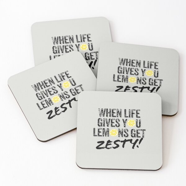 Item preview, When life gives you lemons get zesty designed and sold by Hello Bee Bee.