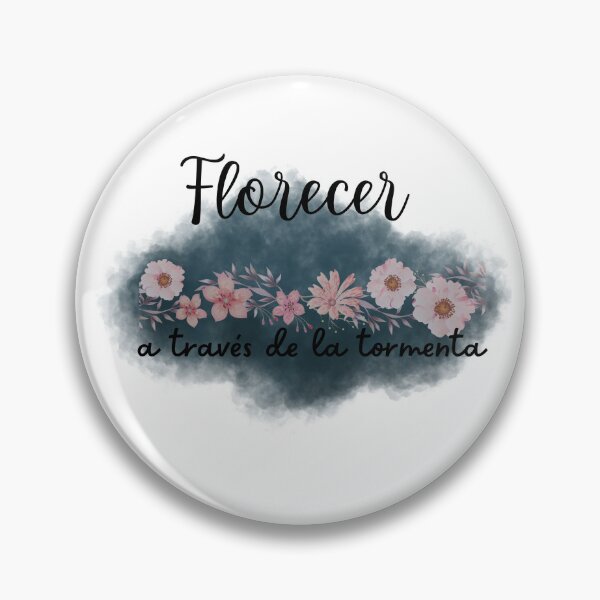 Item preview, Bloom Through the Storm | Inspirational Floral Quote Design designed and sold by auramiadesings.