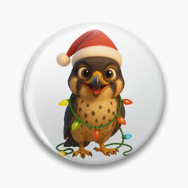 Item preview, Christmas Peregrine Falcon designed and sold by Sillytoe.