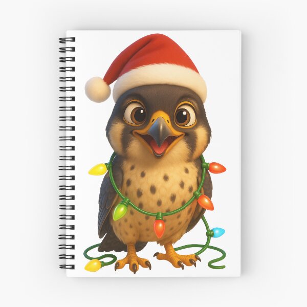 Item preview, Christmas Peregrine Falcon designed and sold by Sillytoe.