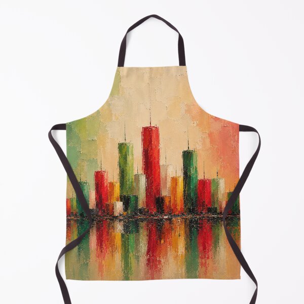 Item preview, astel Skyline Reflections – Modern Abstract Cityscape designed and sold by Giovanna2026.