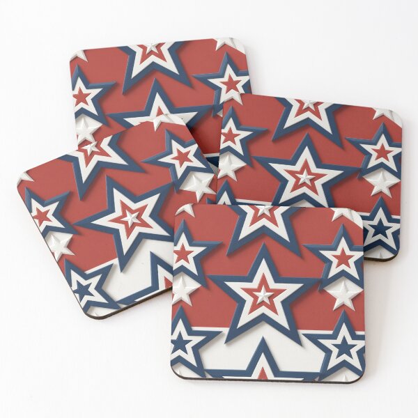 Item preview, Bold American Star Celebration Pattern designed and sold by IntelliMindDesigns.