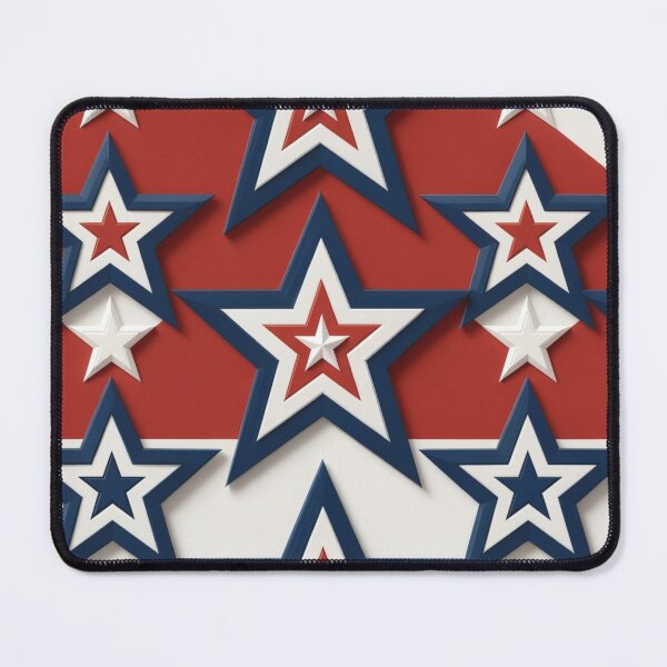 Item preview, Bold American Star Celebration Pattern designed and sold by IntelliMindDesigns.