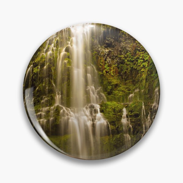 Item preview, An Oregon Majestic Forest Waterfall designed and sold by jklune.
