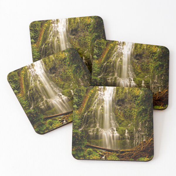 Item preview, An Oregon Majestic Forest Waterfall designed and sold by jklune.