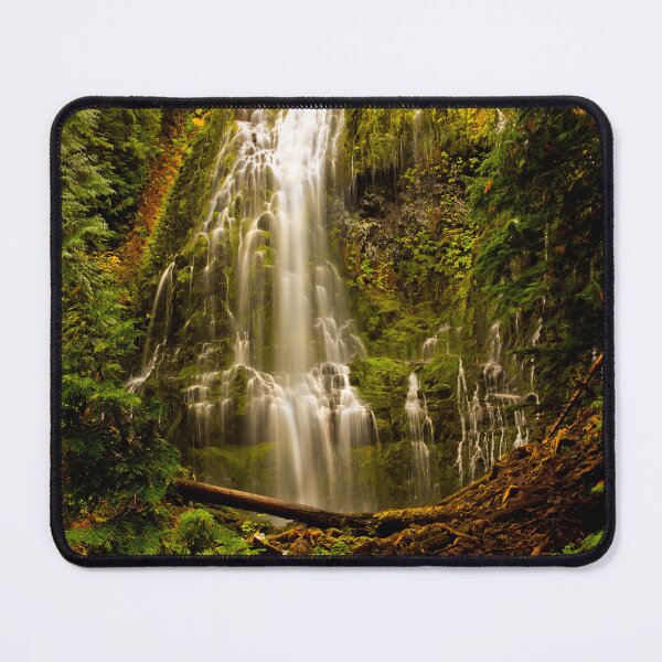 Item preview, An Oregon Majestic Forest Waterfall designed and sold by jklune.